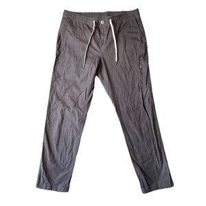 Vuori Ripstop Climber Pants Men's Medium Gray Performance Zip Pocket V412 Hike
